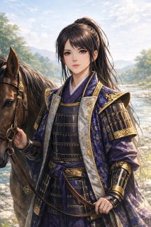 女性・陣羽織・馬上采配　NO.001